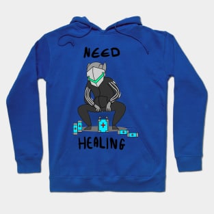 Genji sitting like a slav Hoodie